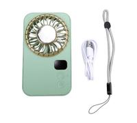 OVAQUIXI Ventilateur Portable Ultra Fin, Puissance éolienne élevée, (GREEN)