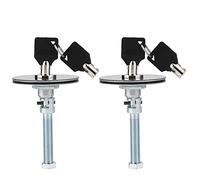 OVAQUIXI Verrou de Capot, Kit de Broches de Capot Moteur en Alliage d'aluminium, Dégagement Rapide pour Voitures de Rallye, Ajustement Universel