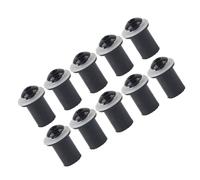 OVAQUIXI Vis Universelles de Pare-Brise de Moto de Haute qualité, Performances Stables pour Pare-Brise, 10 Pièces Vis Hexagonales Intérieures M5 pour Pièces de Rechange (Black)