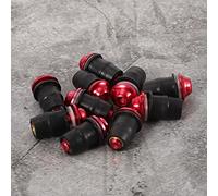 OVAQUIXI Vis Universelles de Pare-Brise de Moto de Haute qualité, Performances Stables pour Pare-Brise, 10 Pièces Vis Hexagonales Intérieures M5 pour Pièces de Rechange (Rouge)