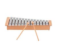 OVAQUIXI Xylophone Glockenspiel 13 Notes avec Barres en Aluminium Durable et Table D'harmonie en Hêtre pour Musiciens Débutants, Enfants et Adultes