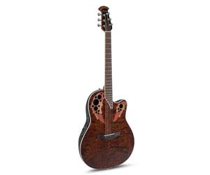 Ovation CE48P-TGE Celebrity Exotic Super Shallow Tiger Eye guitare électro-acoustique folk