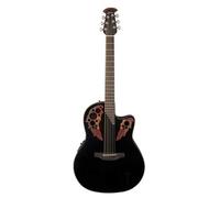Ovation Celebrity Elite Mid Cutaway Noir Folk électro