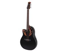 Ovation Celebrity Elite Mid Cutaway Noir Lh Electro pour gauchers