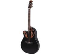 Ovation Celebrity Elite Mid Cutaway Noir Lh Electro pour gauchers