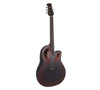 Ovation Celebrity Elite Mid Cutaway Reverse Red Burst Folk électro