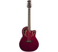 Ovation Celebrity Elite Mid Cutaway Ruby Red Folk électro