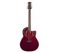 Ovation Celebrity Elite Mid Cutaway Ruby Red Folk électro