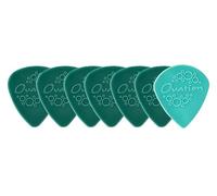 Ovation Diamond Picks 351 Lot de 7 médiators standard en nylon - Super Grip - Pointe ronde - 1,00 mm - Vert sarcelle - Vert - Fabriqué en République tchèque