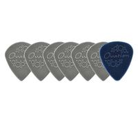 Ovation Diamond Picks Lot de 7 médiators pointus en nylon - Super adhérence - 1,18 mm - Gris ciel - Fabriqué en République tchèque