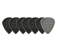 Ovation Diamond Picks Lot de 7 médiators pointus en nylon - Super adhérence - Noir onyx - Fabriqués en République tchèque - 1,40 mm
