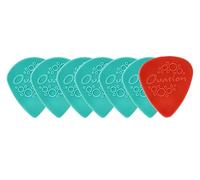 Ovation Diamond Picks Lot de 7 médiators pointus en nylon Super Grip Vert turquoise 0,88 mm Fabriqué en République tchèque