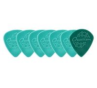Ovation Diamond Picks 351 Lot de 7 médiators standard en nylon - Super Grip - Pointe ronde - 0,88 mm - Vert turquoise - Turquoise - Fabriqué en République tchèque
