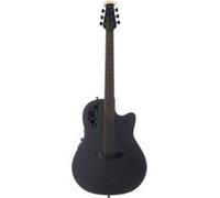 Ovation Elite Tx Super Shallow Black Textured Folk électro