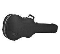 OVATION Étui de guitare ABS Case - Étui moulé original, adapté pour Super Shallow - Coque ABS - Profil en aluminium - Amortisseur de chocs - Doublure en peluche - Compartiment pour accessoires, 8117-G