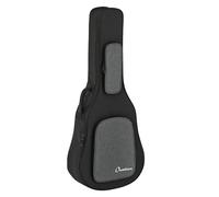 OVATION Guitars Étui Souple pour Guitare, Compatible avec Les modèles Deep Contour/Mid-Depth/Super Shallow, Rembourrage de poignée Douce de 20 mm, Non Pelucheux, Bretelles de Sac à Dos, Noir
