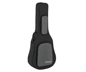 OVATION Guitars Étui Souple pour Guitare, Compatible avec Les modèles Deep Contour/Mid-Depth/Super Shallow, Rembourrage de poignée Douce de 20 mm, Non Pelucheux, Bretelles de Sac à Dos, Noir