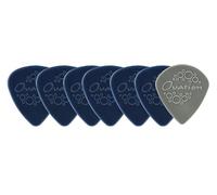 Ovation Médiators Diamond Picks Nylon Standard 351 - Super Grip - Pointe ronde - Set de 7 (6+1 Sharp Tip gratuit) - 1,14 mm - sky gray - gris - Made in Czech Republic