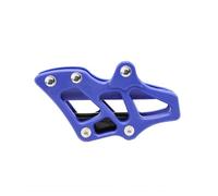 OVBNMO Guide-chaîne de bras oscillant de moto, guide-chaîne à rouleaux inférieurs, protection de pignon compatible avec les pièces Yamaha YZ WR 125 250 250F 250X 450F(YMH Blue Guide)