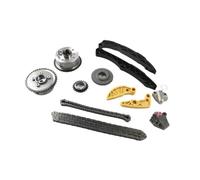 OVBNMO Kit de chaîne de distribution et pignon d'arbre à cames VVT compatibles avec KIA Optima Sorento Sportage 2.0 2.4L 24350-2G750 24370-2G750 G4KJ