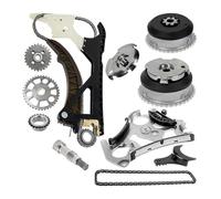 OVBNMO Kit de chaîne de distribution for arbre à cames d'admission et d'échappement, avec pignon de réglage, compatible avec BMW S55, 535i, X6, M4, X3, X4, X5, F10, F22, F23 et 328.