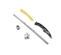 OVBNMO Kit de chaîne de distribution TK1129-4 compatible avec Hyundai KIA Soul Rio, moteur D4FC G4FC, 243212B620, 244102B600 et 231212B710. Kit de remplacement for révision automobile avec tendeur.