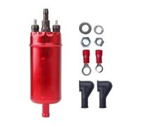 OVBNMO Pompe à carburant électrique 125 PSI 135 L/h Transfert d'huile Haute pression en ligne 0580464070 Compatible for ALFA Compatible for ROMEO Compatible for FIAT Compatible for JAGUAR(Red)