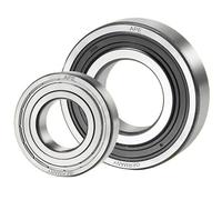 OVBNMO Roulement à billes à gorge profonde APE 609 609ZZ 609RS 9 x 24 x 7 mm 609-2Z 609Z 609-2RS ZZ RS RZ 2RZ, 10 pièces(609ZZ-Metal seal)