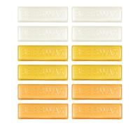 OVDGWC 12 Morceaux De Blocs De Cire d'abeille, De Cire D'Abeilles Simples, De Produits De Soins De La Peau Fabriqués par La Maison De Bricolage, Blocs De Cire, Blocs De Cire De Savon À Lèvres