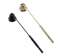 OVDGWC 2 Morceaux De Couverture De Chandelles en Acier Inoxydable, D'Extincteurs De Bougies, De Corps Solides Classiques, De Couverture De Chandelles en Métal, D'Outils D'Outils De Chandelle