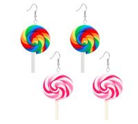 OVDGWC 2 Paires De Boucles d'oreilles De Sucette, De Boucles d'oreilles Douces, De Boucles d'oreilles Créatives, De Boucles d'oreilles De Mode Personnalisées, De Boucles d'oreilles Intéressantes