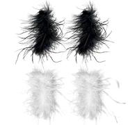 OVDGWC 2 Paires De Clips De Plumes, des Pinces À Cheveux Simples Créatives, des Lacunes Arrière, des Accessoires De Cheveux À La Mode Élés pour Les Femmes, La Décoration De La Coiffure