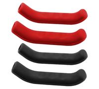 OVDGWC 2 Paires De Couvercles De Freinage De Vélo, Couvercles Simples en Silicone avec Couleurs Unies, Accessoires De La Poignée du Vélo