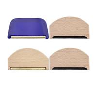 OVDGWC 4 Morceaux De Vêtements Rasés, Rasage De Rasoir, Rasage en Bois, Appareil De Transparence Simple Créatif, Cachemum Confortable pour Le Voyage en Plein Air