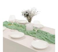 OVDGWC Morceau De Drapeau De Table Plié, Drapeau De Table Rectangulaire, Décoration De Table À Manger, Adapté Au Mariage, Diplôme, Dîner (Vert)