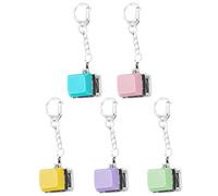 OVDGWC Morceaux De Clavier Coloré Fédération De Clé, Porte-Clés Créatif, Porte-Clés Lumineux, Porte-Clés Personnalisé Élé, Porte-Clés Décoratif