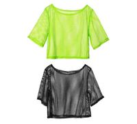 OVDGWC Morceaux De T-Shirt De Grille, Haut De Réseau De Poisson Classique, Haut En Maille Décontracté À La Mode, Vêtements Personnalisés Pour Femmes, Vêtements De Fête De Fête