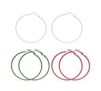 OVDGWC Paires De Boucles d'oreilles De Grand Cercle, De Boucles d'oreilles À La Mode, De Boucles d'oreilles Polyvalentes Personnalisées, De Boucles d'oreilles Simples, De Bijoux Féminins