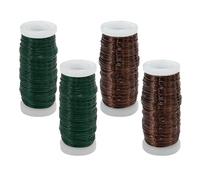 OVDGWC Pièces Fil De Cuivre, Fil Métallique Durable, Accessoires De Bijoux De Bricolage, Fil De Perles, Adapté Au Jardinage, Aux Fleurs, À L'Artisanat