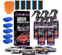 Oveallgo Curvefit Spray Anti-Rayures pour Voiture, 3 en 1 Curvefit Spray Nano Anti Rayures, 100ml /30ml Spray Anti Rayure Verre Liquide pour Voiture Brillance & Protection Longue Duré(5pc)