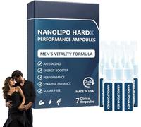 Oveallgo NanoLipo HardX Performance Ampoules, Nouvelles gouttes de performance pour homme, gouttes avancées pour hommes, montre le charme des hommes, Lmprove Vitality (1)