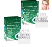 Oveallgo Presbyopia Visionrestore Lot de 2 gouttes pour les yeux, gouttes de traitement de la presbytie, reconstituer la nutrition des yeux, gouttes pour les yeux secs