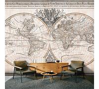 Ovegna Papier peint - Mappe-Monde Geo-Hydrographique [343x245]