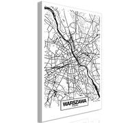 Ovegna Tableau - City Plan: Warszawa (1 Part) Vertical [20x30]
