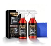 Oven and Grill Cleaner Spray, Oven cleaner Heavy Duty Spray, All Purpose Cleaners Sprays, Élimine la Graisse Incrustée et les Résidus Alimentaire, Kitchen All Purpose cleaners pour Grilles (2PC)