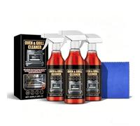 Oven and Grill Cleaner Spray, Oven cleaner Heavy Duty Spray, All Purpose Cleaners Sprays, Élimine la Graisse Incrustée et les Résidus Alimentaire, Kitchen All Purpose cleaners pour Grilles (3PC)