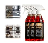 Oven Cleaner, 2026 Nouveau Spray Dégrasseur Pour Gril, Spray de dégraissage de grill à action rapide, Nettoyage Grille Barbecue for Smoky Stains,And Grease (3Pcs)