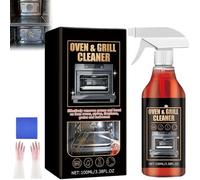 Oven Cleaner Heavy Duty,Nettoyant Four,Décapant Four,Heavy Duty Gril Huiledestruction Spray,Dégraisse Rapidement,Inox Nettoyants Multi-usage Plaque Induction Produit Menager Entretien Maison (1Set)