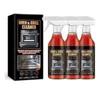 Oven Cleaner, Spray Nettoyant Puissant, Décapant Four Pour Les Résidus Alimentaires et Les Graisses Brûlées, Spray Nettoyant Professionnel à Action Rapide Pour Four Barbecue, Grills (3PC)