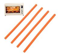 Oven Rack 4PCS 14.2 Inch Silicone Heat Resistant Oven Rack Against Burns and Scars Hand Protection Guards for Racks